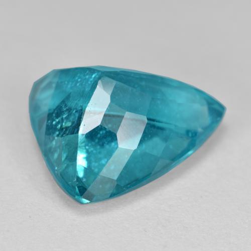 Apatite Gemstone in 11.9 x 10.6 mm Size for Sale, Apatite Stone in Vivid Blue Green Color