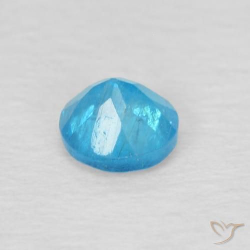 Apatite Gemstone in 3.5 mm (calibrated) Size for Sale, Apatite Stone in Medium Blue Color