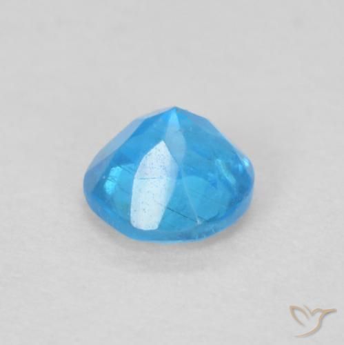 Apatite Gemstone in 3.5 mm (calibrated) Size for Sale, Apatite Stone in Deep Baby Blue Color
