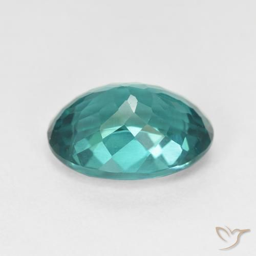 Apatite Gemstone in 13 x 9 mm (calibrated) Size for Sale, Apatite Stone in Vivid Greenish Blue Color
