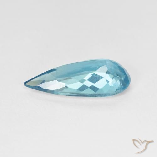 Apatite Gemstone in 17.6 x 8.3 mm Size for Sale, Apatite Stone in Blue Green Color