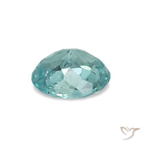 Apatite Gemstone in 6.5 mm (calibrated) Size for Sale, Apatite Stone in Medium Blue Green Color