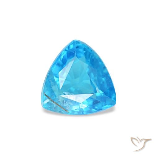 0.34ct Blue Apatite, Trillion, SI