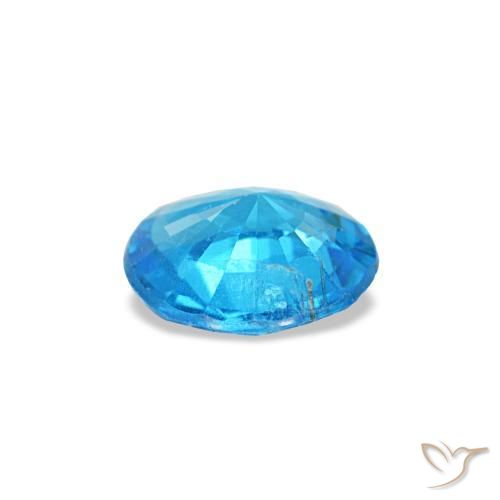 Apatite Gemstone in 5 mm (calibrated) Size for Sale, Apatite Stone in Deep Baby Blue Color