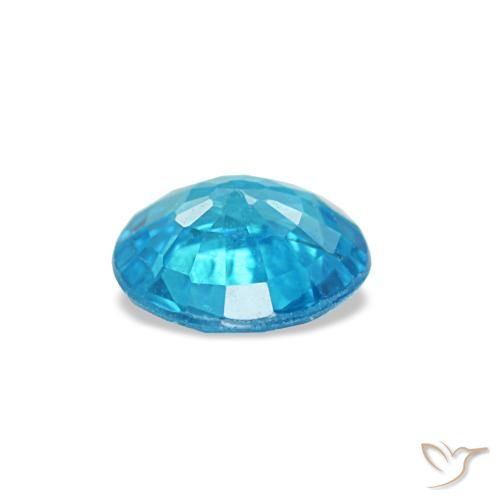 Apatite Gemstone in 5 mm (calibrated) Size for Sale, Apatite Stone in Intense Blue Color