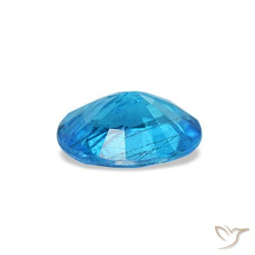 Apatite Gemstone in 5.6 x 4.6 mm Size for Sale, Apatite Stone in Azure Blue Color