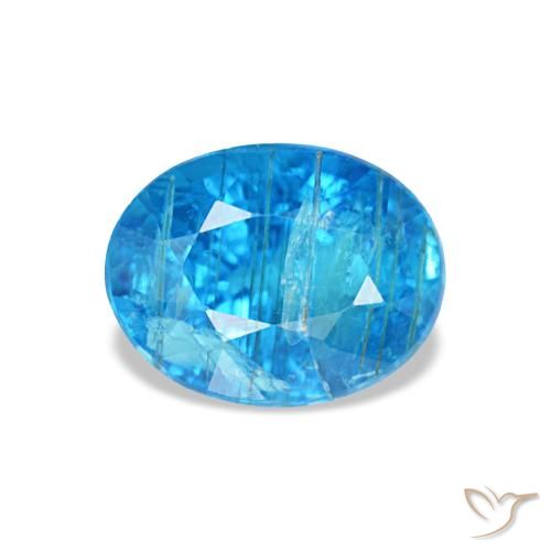 0.79ct Blue Apatite, Oval, SI