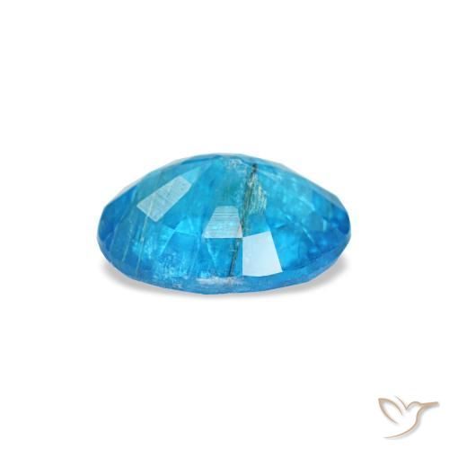 Apatite Gemstone in 5.9 x 4.6 mm Size for Sale, Apatite Stone in Deep Baby Blue Color