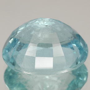 Aquamarine Gemstone in 16.4 x 13.4 mm Size for Sale, Aquamarine Stone in Light Blue Color