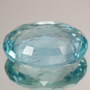 Aquamarine Gemstone in 20 x 15 mm (calibrated) Size for Sale, Aquamarine Stone in Light Green Blue Color