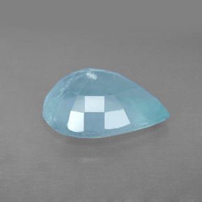 Aquamarine Gemstone in 13.4 x 10.3 mm Size for Sale, Aquamarine Stone in Light Blue Color