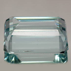 Aquamarine Gemstone in 19.3 x 12.9 mm Size for Sale, Aquamarine Stone in Light Blue Color