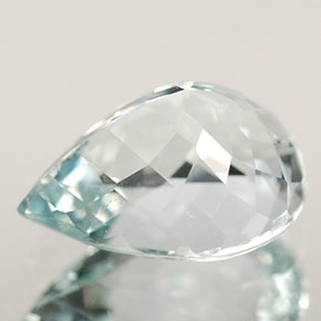 Aquamarine Gemstone in 7 x 5.3 mm Size for Sale, Aquamarine Stone in Light Blue Color