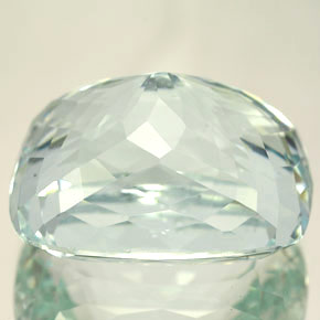 Aquamarine Gemstone in 18.5 x 14.1 mm Size for Sale, Aquamarine Stone in Light Green Blue Color