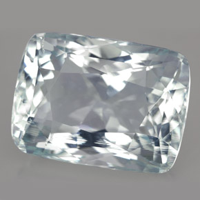 26.63 ct Blue Aquamarine Stone, Natural Aquamarine in Cushion-Cut Shape for Sale