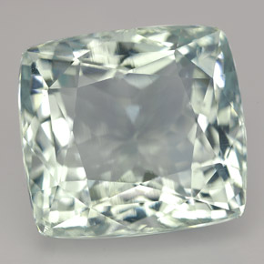 18.18 ct Green Aquamarine Gemstone, Aquamarine Gem in Cushion-Cut Shape for Sale.