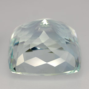Aquamarine Gemstone in 15.9 x 14.8 mm Size for Sale, Aquamarine Stone in Light Blue Green Color