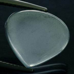 6.17 ct Blue Aquamarine Stone, Natural Aquamarine in Pear Cabochon Shape for Sale