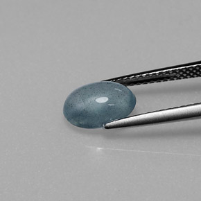 Aquamarine Gemstone in 9 x 7 mm (calibrated) Size for Sale, Aquamarine Stone in Light Blue Color