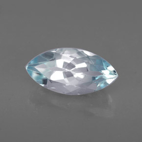 1.17 ct Blue Aquamarine Stone, Natural Aquamarine in Marquise Facet Shape for Sale