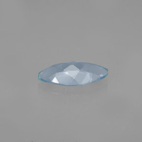Aquamarine Gemstone in 10 x 5 mm (calibrated) Size for Sale, Aquamarine Stone in Light Blue Color