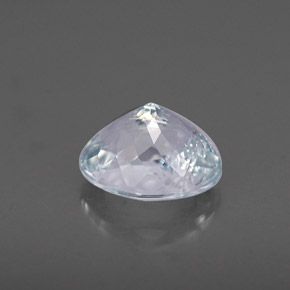 Aquamarine Gemstone in 6.9 x 5.4 mm Size for Sale, Aquamarine Stone in Light Blue Color