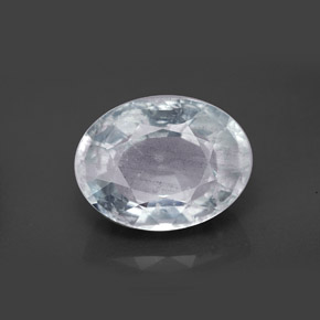 7.09 ct Blue Aquamarine Gemstone, Aquamarine Gem in Oval Facet Shape for Sale.