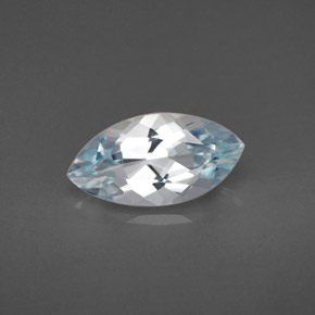 1.61 ct Blue Aquamarine Gemstone, Aquamarine Gem in Marquise Facet Shape for Sale.