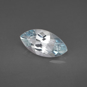 1.61 ct Blue Aquamarine Stone, Natural Aquamarine in Marquise Facet Shape for Sale