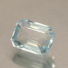 0.94 ct Blue Aquamarine Gemstone, Aquamarine Gem in Octagon Facet Shape for Sale.