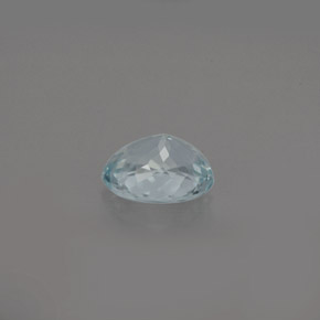 Aquamarine Gemstone in 6.3 x 5.3 mm Size for Sale, Aquamarine Stone in Light Blue Color