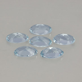Aquamarine Gemstone in 5 x 3 mm (calibrated) Size for Sale, Aquamarine Stone in Light Blue Color