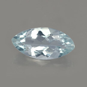 1.50 ct Blue Aquamarine Gemstone, Aquamarine Gem in Marquise Facet Shape for Sale.