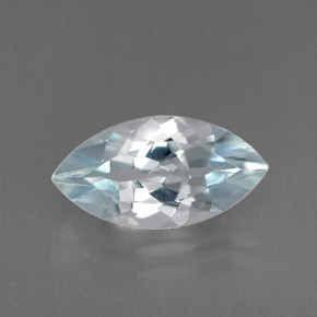 0.96 ct Blue Aquamarine Gemstone, Aquamarine Gem in Marquise Facet Shape for Sale.