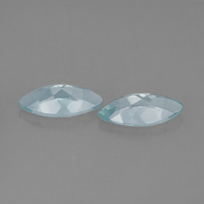 Aquamarine Gemstone in 10 x 5 mm (calibrated) Size for Sale, Aquamarine Stone in Light Blue Color
