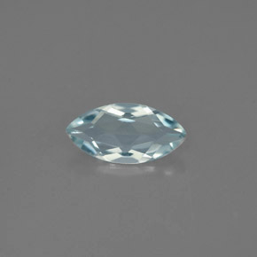 0.82 ct Blue Aquamarine Gemstone, Aquamarine Gem in Marquise Facet Shape for Sale.