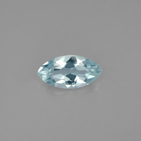 0.94 ct Blue Aquamarine Gemstone, Aquamarine Gem in Marquise Facet Shape for Sale.