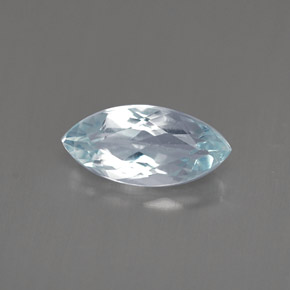 0.84 ct Blue Aquamarine Gemstone, Aquamarine Gem in Marquise Facet Shape for Sale.