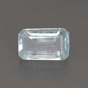 1.07 ct Blue Aquamarine Gemstone, Aquamarine Gem in Octagon Facet Shape for Sale.