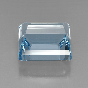 Aquamarine Gemstone in 16 x 14.5 mm Size for Sale, Aquamarine Stone in Light Blue Color