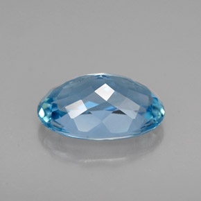 Aquamarine Gemstone in 10.9 x 6.9 mm Size for Sale, Aquamarine Stone in Light Blue Color