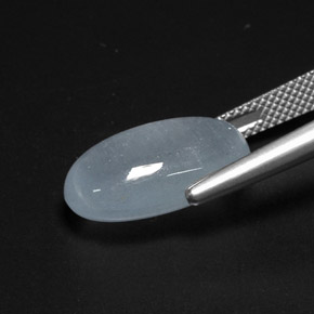 Aquamarine Gemstone in 16.7 x 10.2 mm Size for Sale, Aquamarine Stone in Light Blue Color