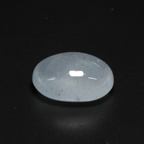 9.56 ct Blue Aquamarine Gemstone, Aquamarine Gem in Oval Cabochon Shape for Sale.