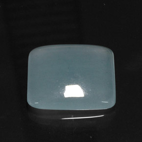 16.66 ct Blue Aquamarine Stone, Natural Aquamarine in Cushion Cabochon Shape for Sale