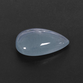 11.84 ct Blue Aquamarine Gemstone, Aquamarine Gem in Pear Cabochon Shape for Sale.