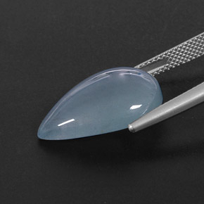 Aquamarine Gemstone in 20 x 12.8 mm Size for Sale, Aquamarine Stone in Light Blue Color