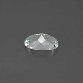 Aquamarine Gemstone in 8 x 5.2 mm Size for Sale, Aquamarine Stone in Light Blue Color