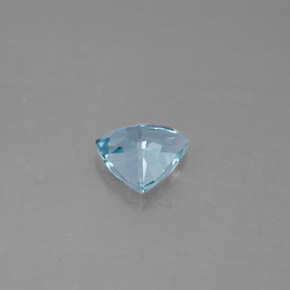 Aquamarine Gemstone in 6.9 x 6.2 mm Size for Sale, Aquamarine Stone in Light Blue Color