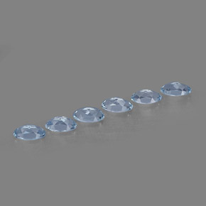Aquamarine Gemstone in 5 x 3 mm (calibrated) Size for Sale, Aquamarine Stone in Light Blue Color