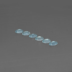 Aquamarine Gemstone in 5 x 3 mm (calibrated) Size for Sale, Aquamarine Stone in Light Blue Color